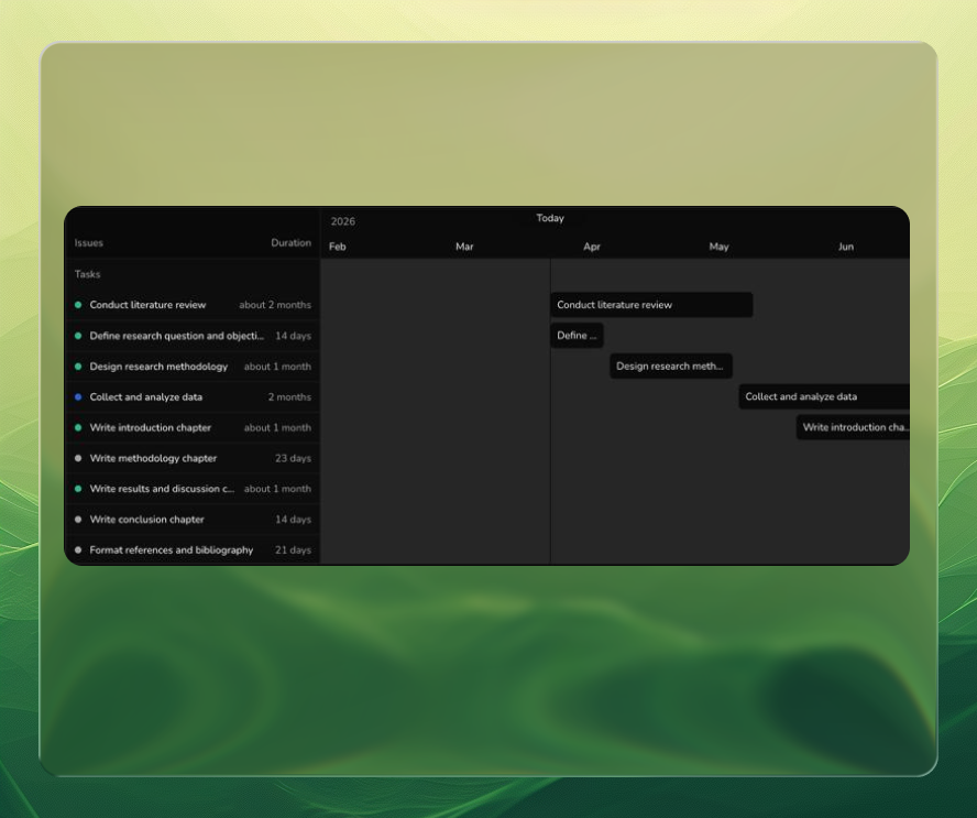 Structured roadmap step preview